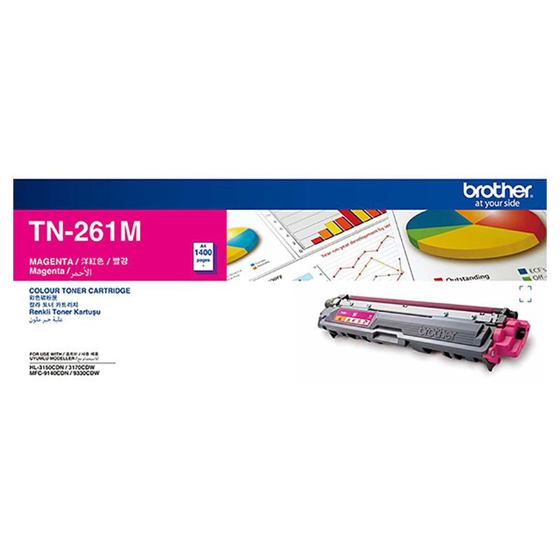 Brother - TN-261 Toner Cartridge Original - Magenta