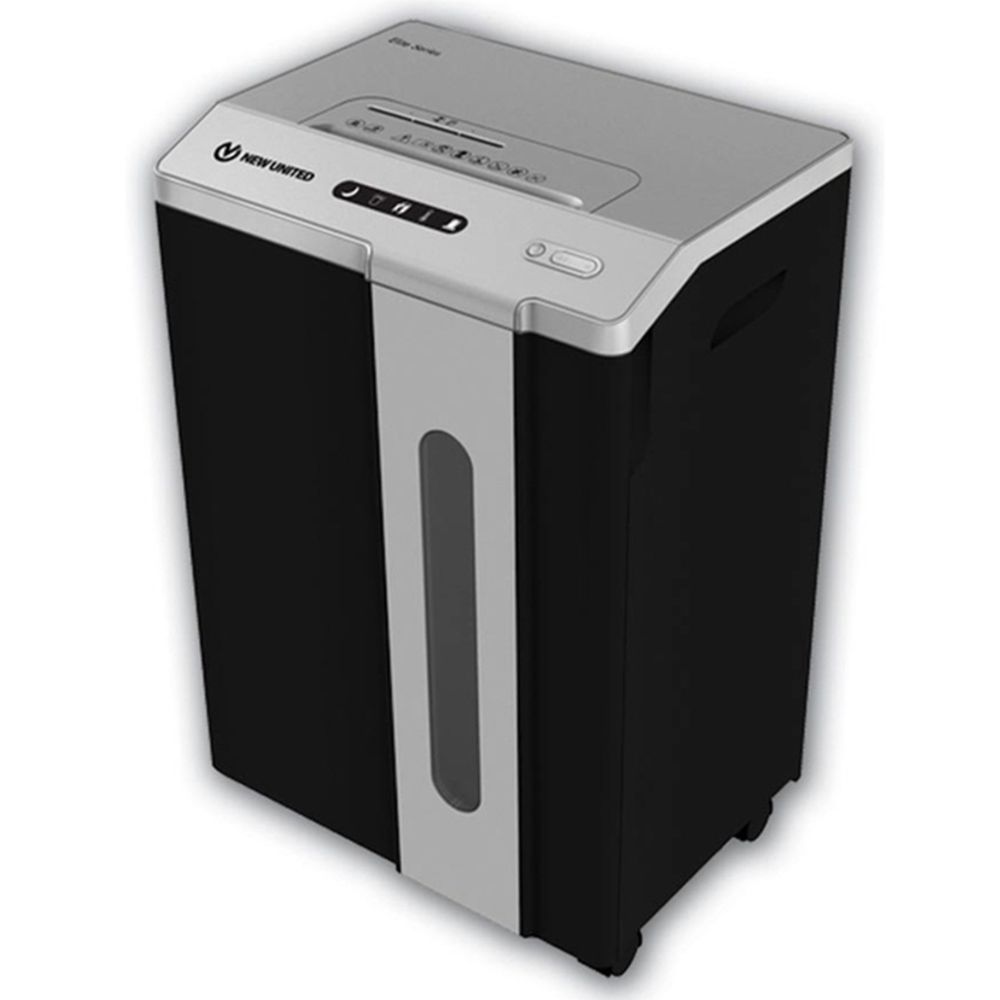 New United - ET-15M Micro Cut Shredder Machine - Black