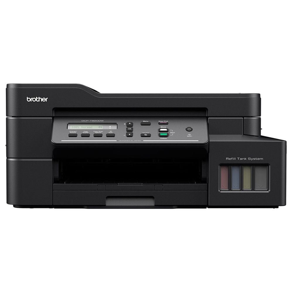 Brother - DCP-T820DW Ink Tank Printer - Black