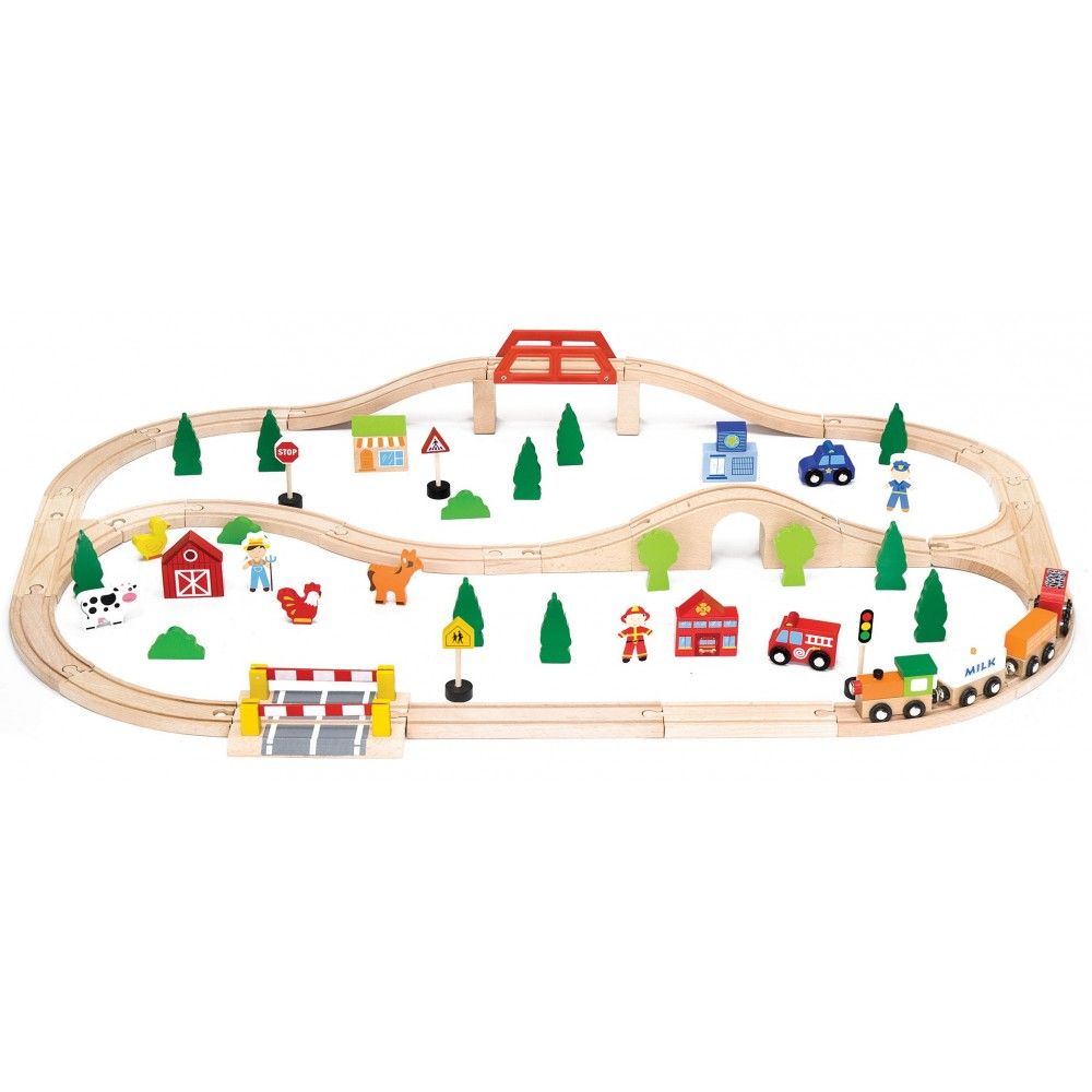 Viga 90pcs train set