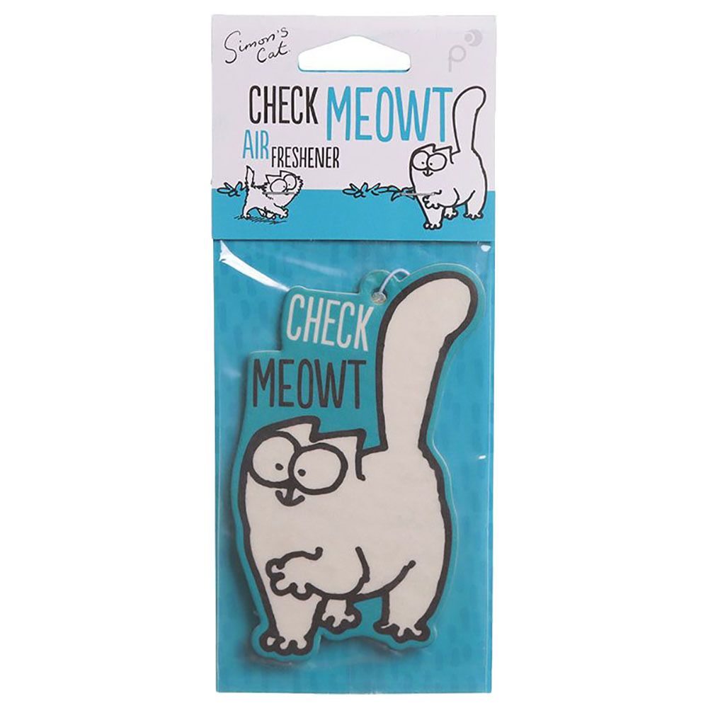 Puckator - Simon's Cat Check Meowt Vanilla Air Freshener