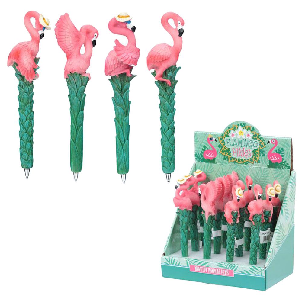 Puckator - Funky Flamingo Pen - Green