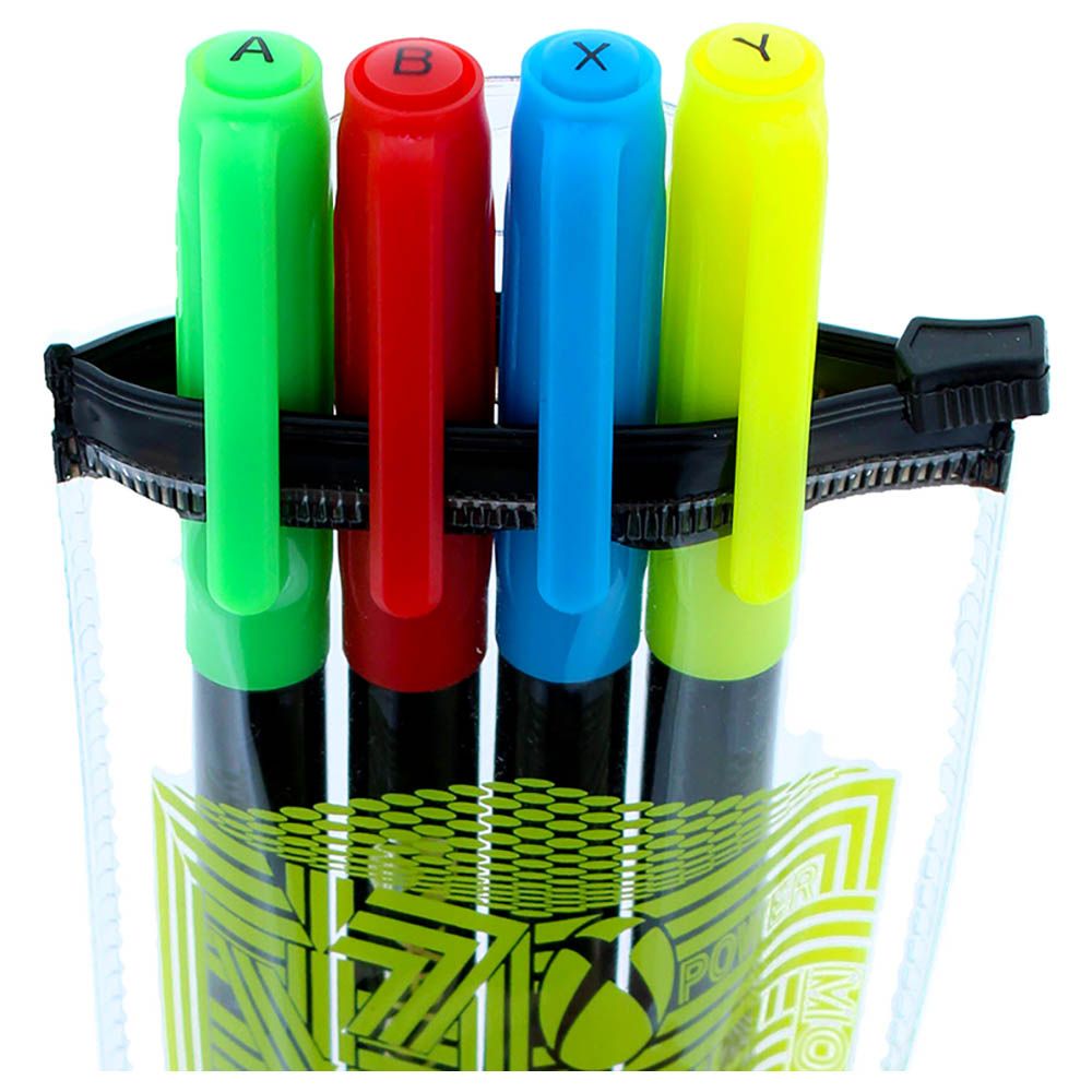 Blueprint Collections - Xbox Fineliners w/ Reusable Ziplock Pouch - 4pcs