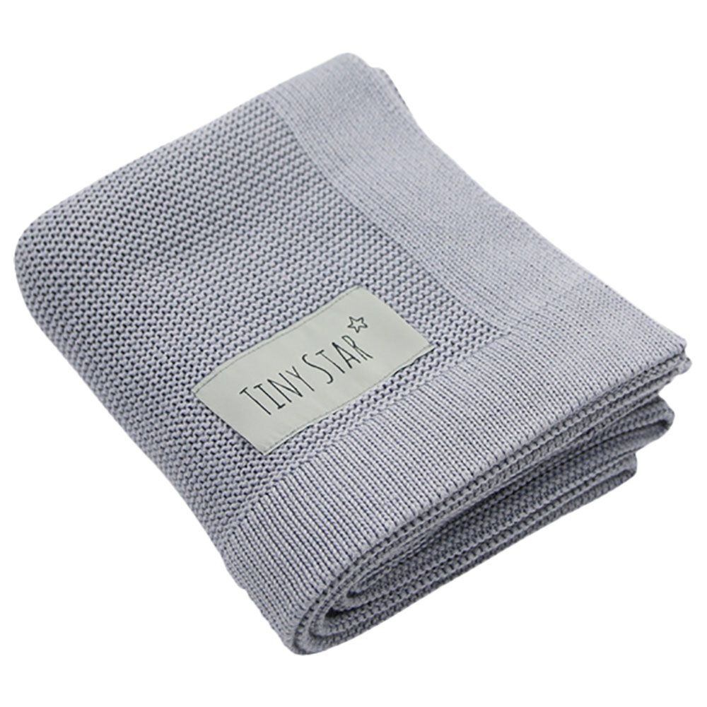 Tiny Star - Bamboo Blanket - Grey