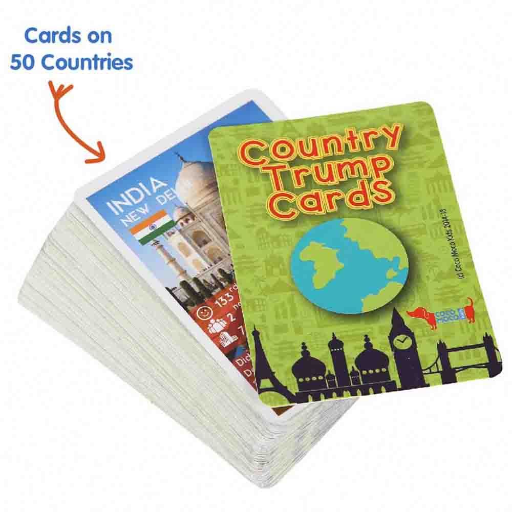 CocoMoco Kids - Country Trump Cards