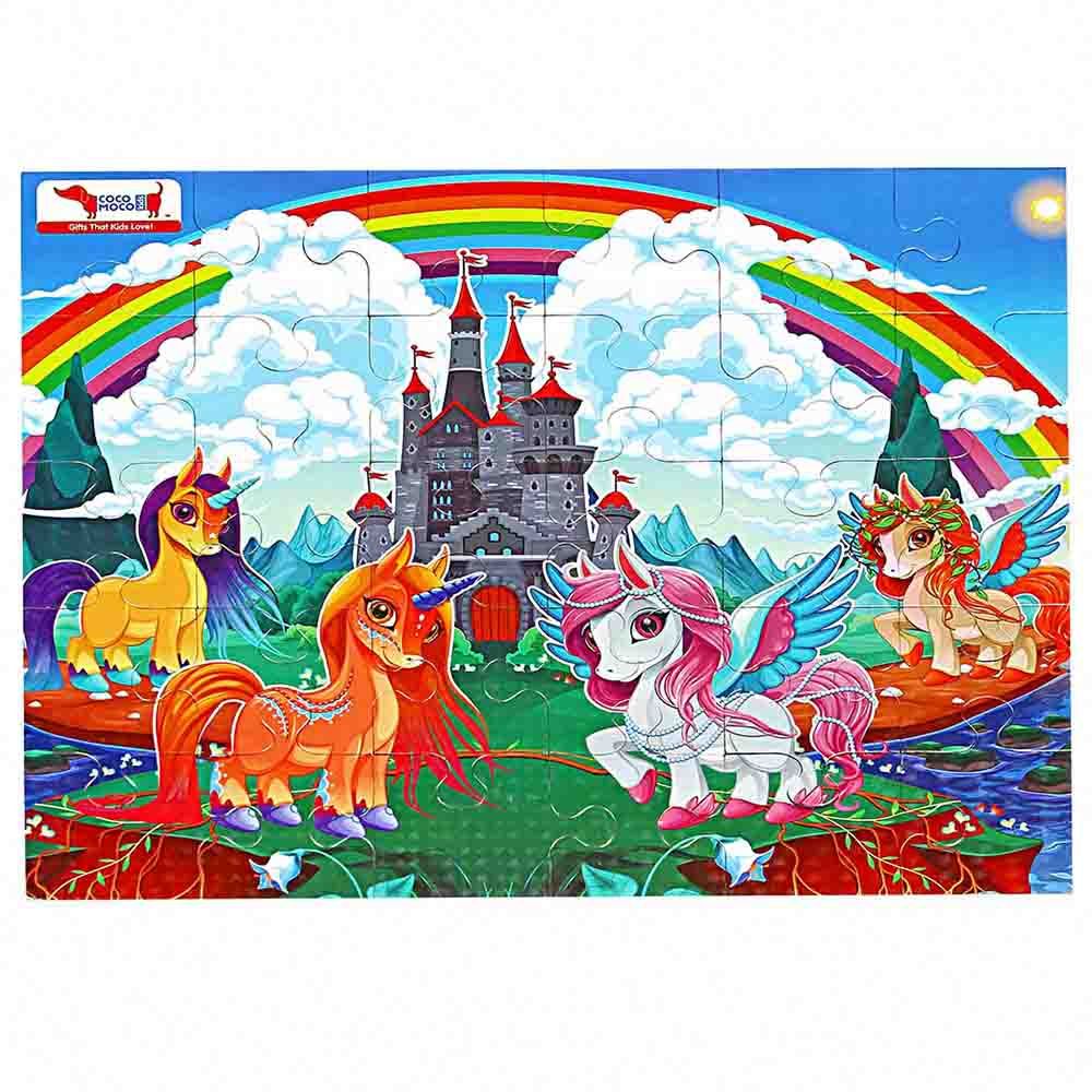 CocoMoco Kids - Unicorn and Pony Jigsaw Puzzle