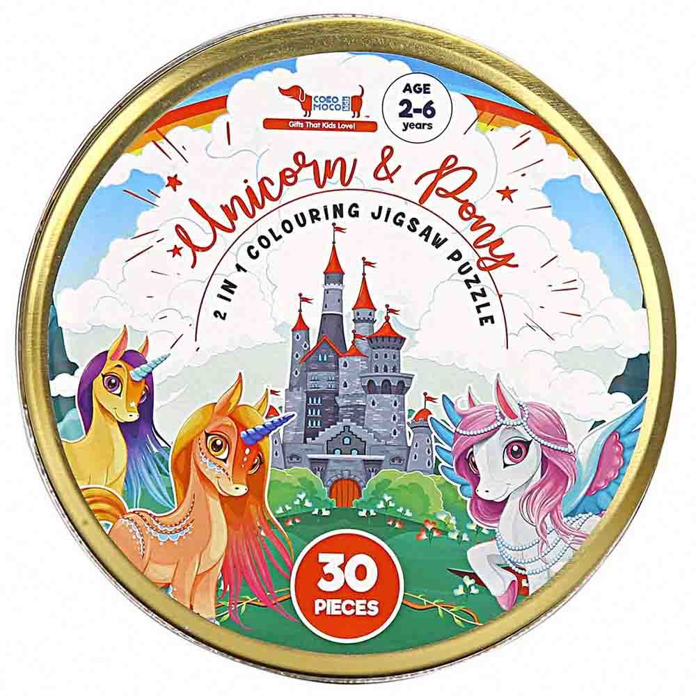 CocoMoco Kids - Unicorn and Pony Jigsaw Puzzle