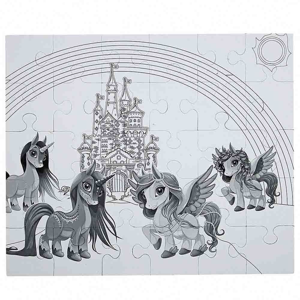 CocoMoco Kids - Unicorn and Pony Jigsaw Puzzle