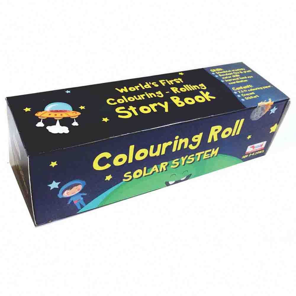 CocoMoco Kids - Colouring Roll Solar System