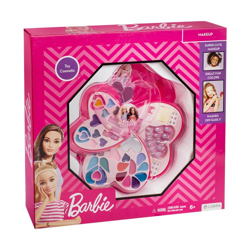 Barbie - 4 Decks Heart Shape Cosmetic Case