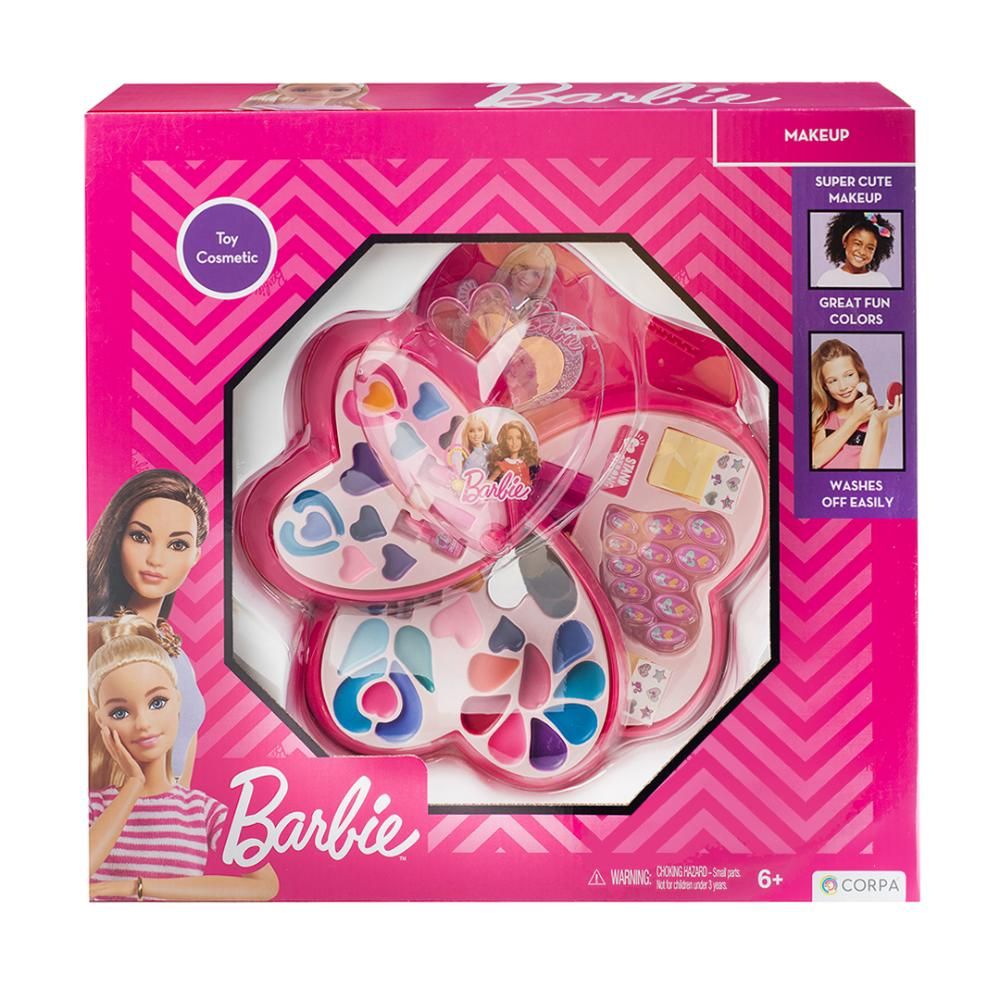 Barbie - 4 Decks Heart Shape Cosmetic Case