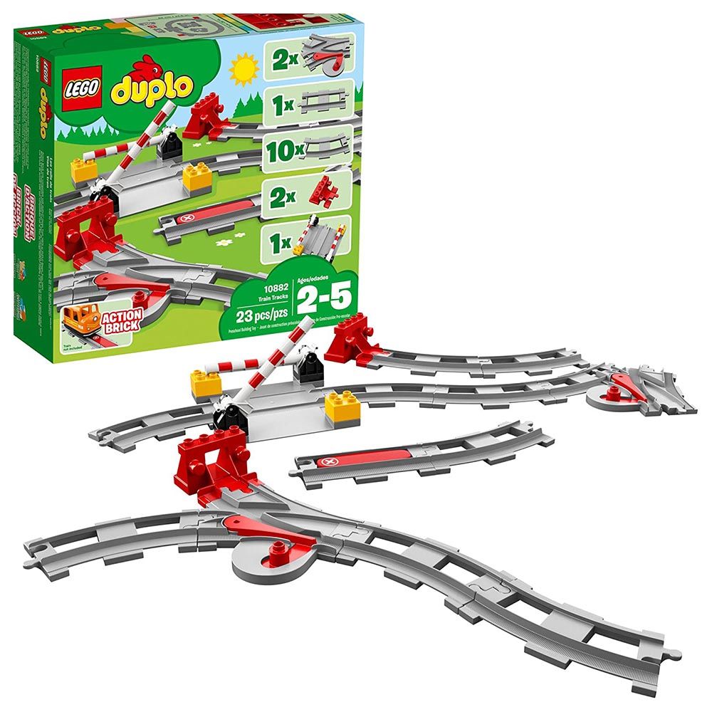 LEGO - Duplo Action Brick Train Track 23Pcs