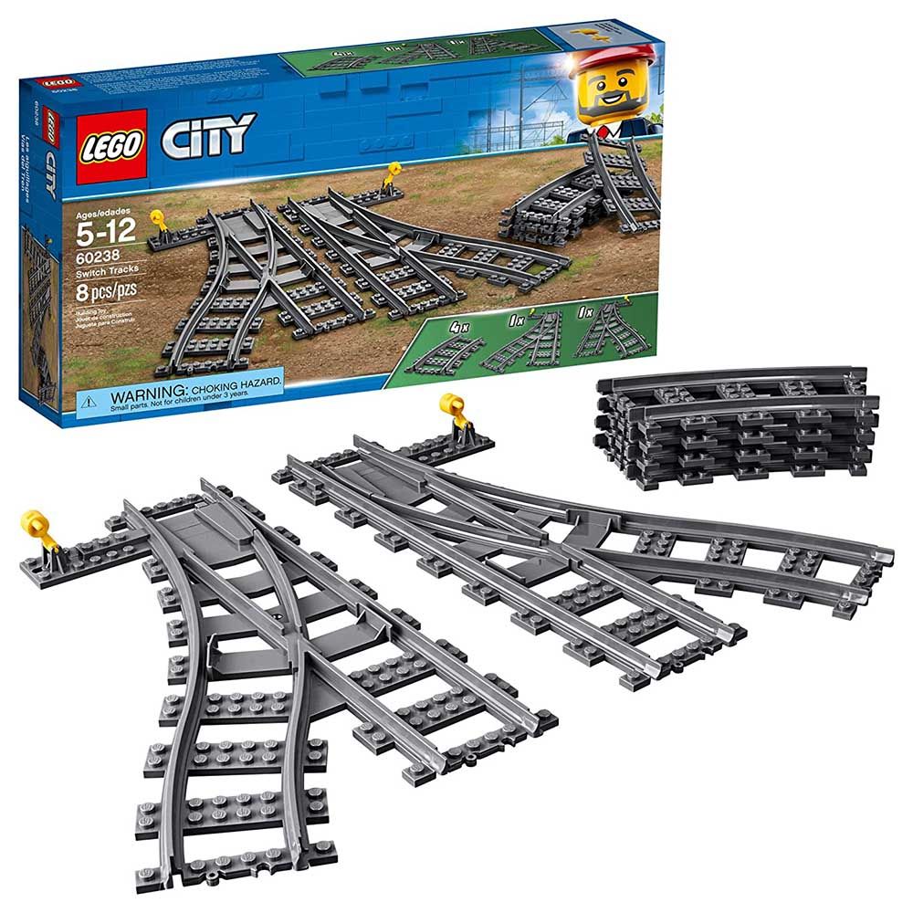 LEGO - City Trains Switch Tracks 8Pcs