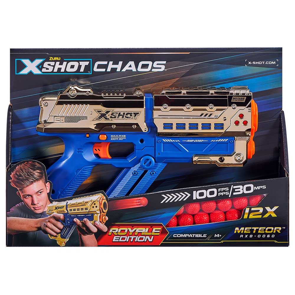 X Shot - Dart Ball Blaster Chaos Golden Meteor