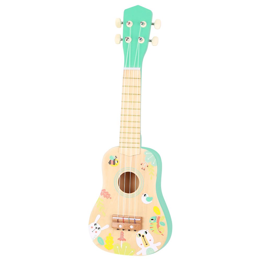 Tooky Toy - Animal Print Ukulele - Green