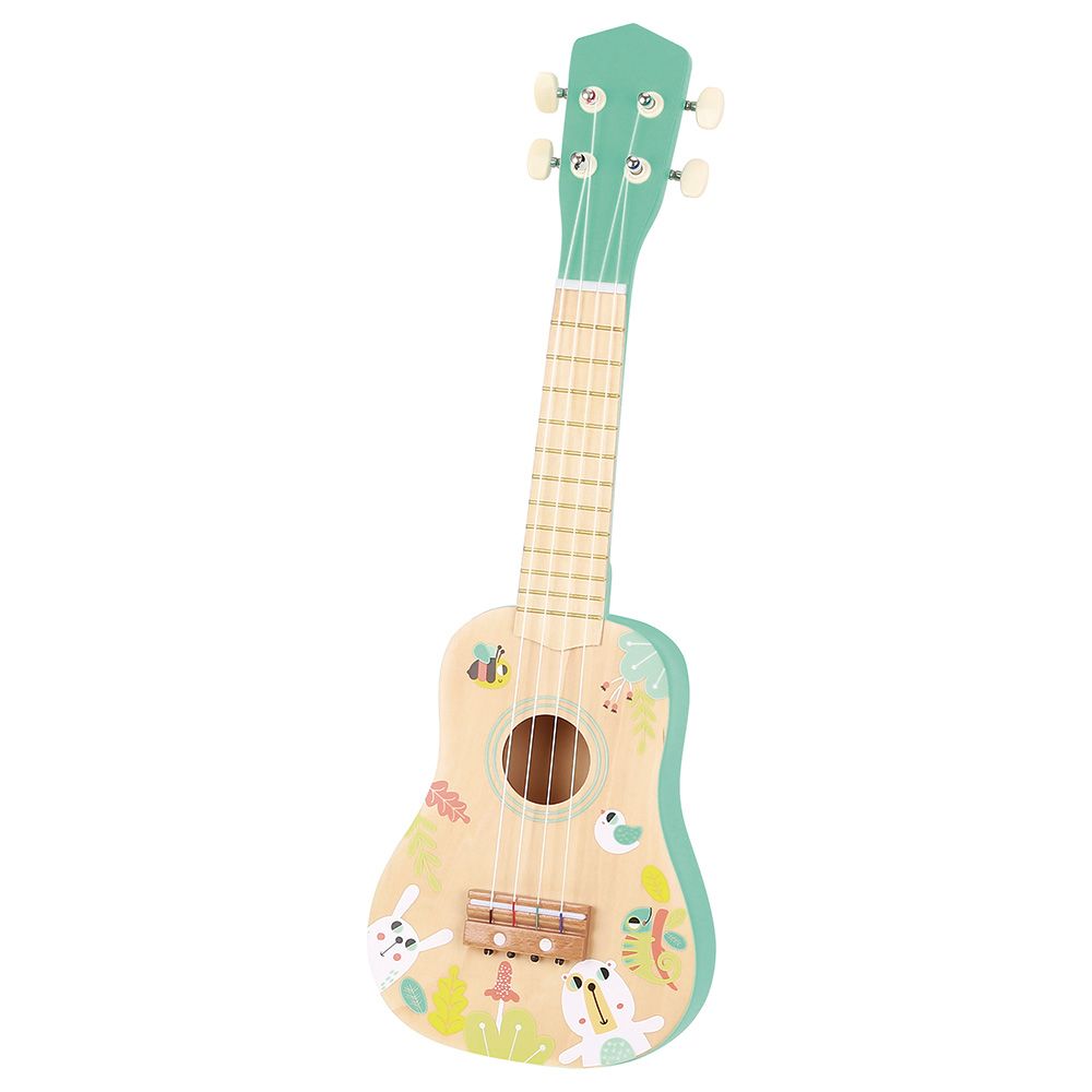 Tooky Toy - Animal Print Ukulele - Green