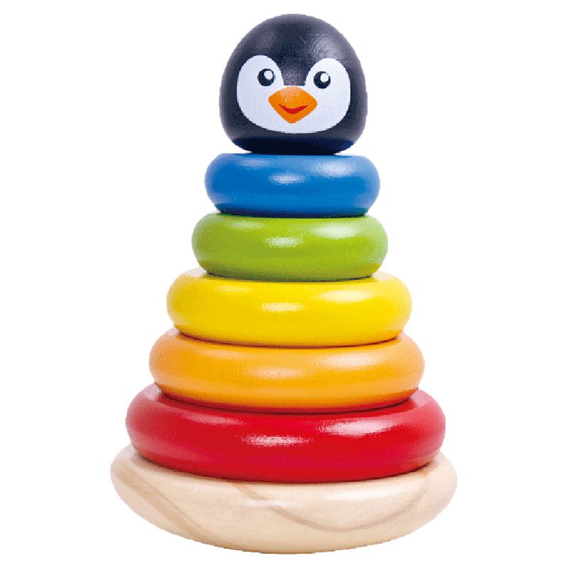 Tooky Toy - Wooden Penguin Stacker - 7pcs