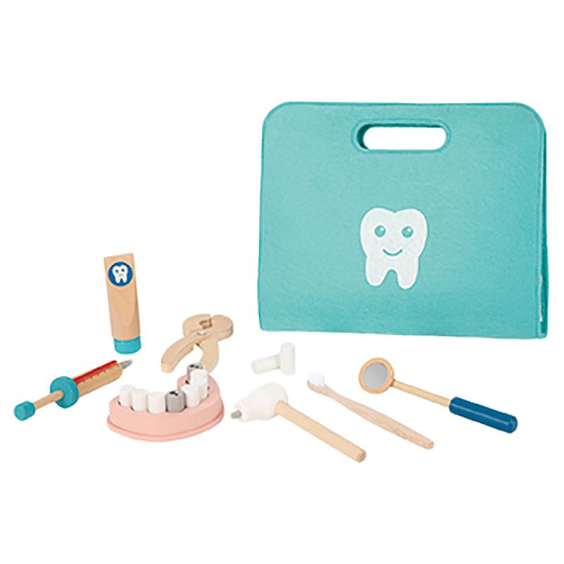 Tooky Toy - Dentist Wooden Set - 19pcs