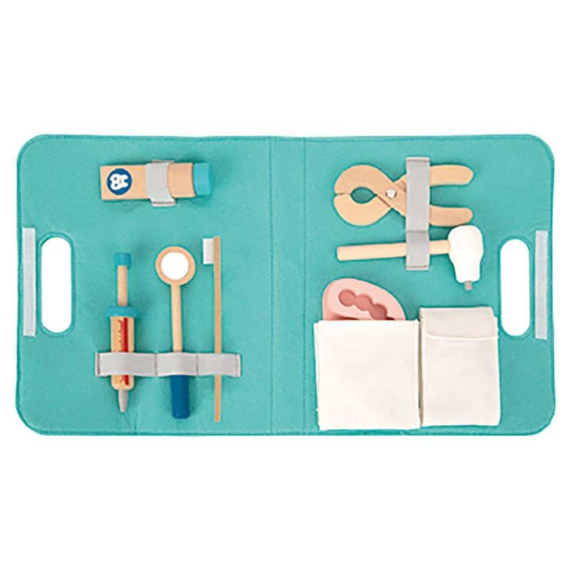 Tooky Toy - Dentist Wooden Set - 19pcs