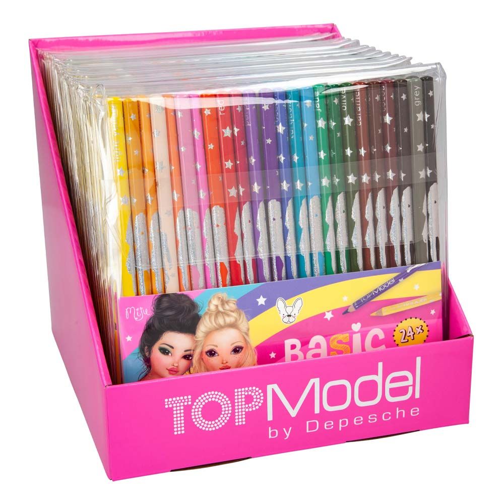 Top Model - Coloured Pencil - 24 Colours