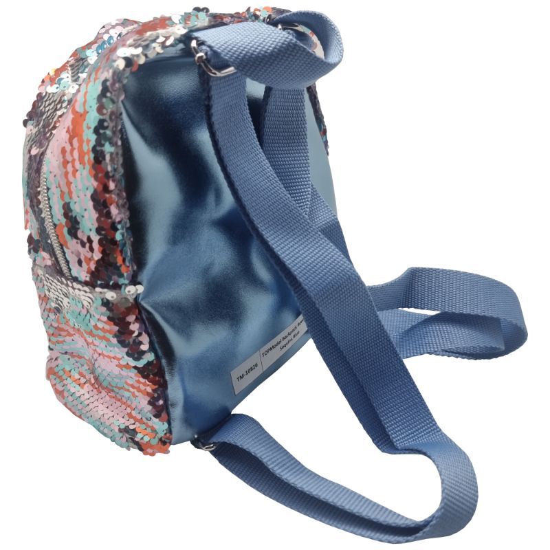 Topmodel - Backpack Reversible Sequins - Blue