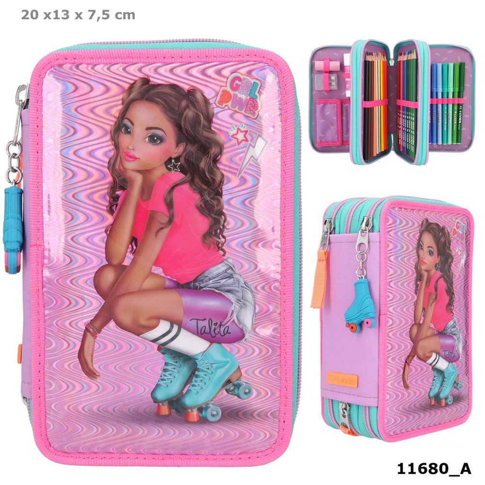 Top Model - Triple Pencil Case - Tiny Dancer