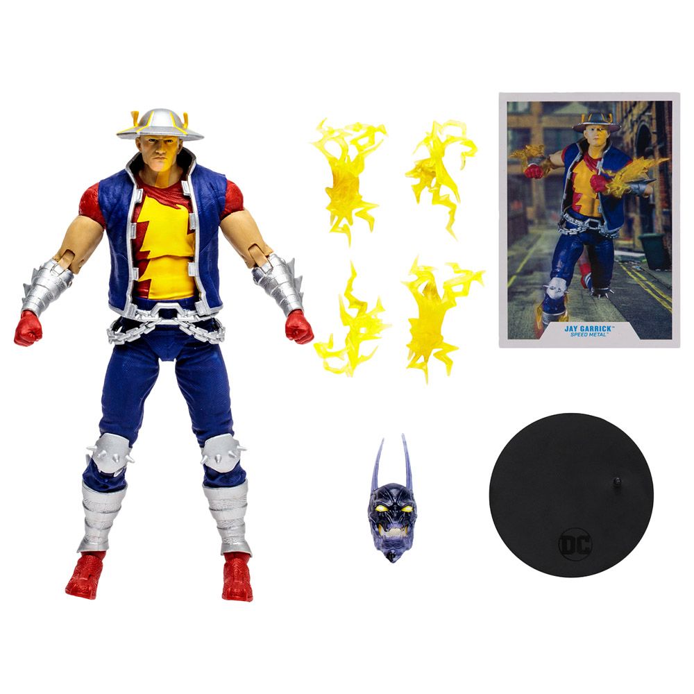 DC Comics - Build-A-Figure Speed Metal - Jay Garrick - 7 بوصات