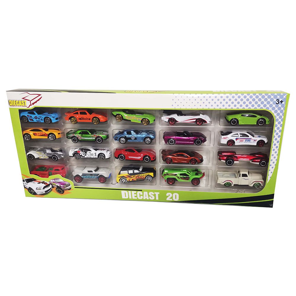 TTC - Diecast 1:64 Super Cars - 20 pcs Pack