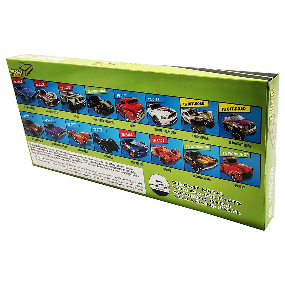 TTC - Diecast 1:64 Super Cars - 20 pcs Pack