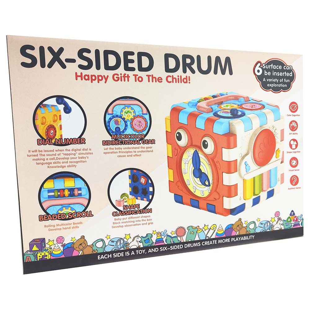 TTC - Six-Sided Drum Stacker Toy w/ Lights & Sounds