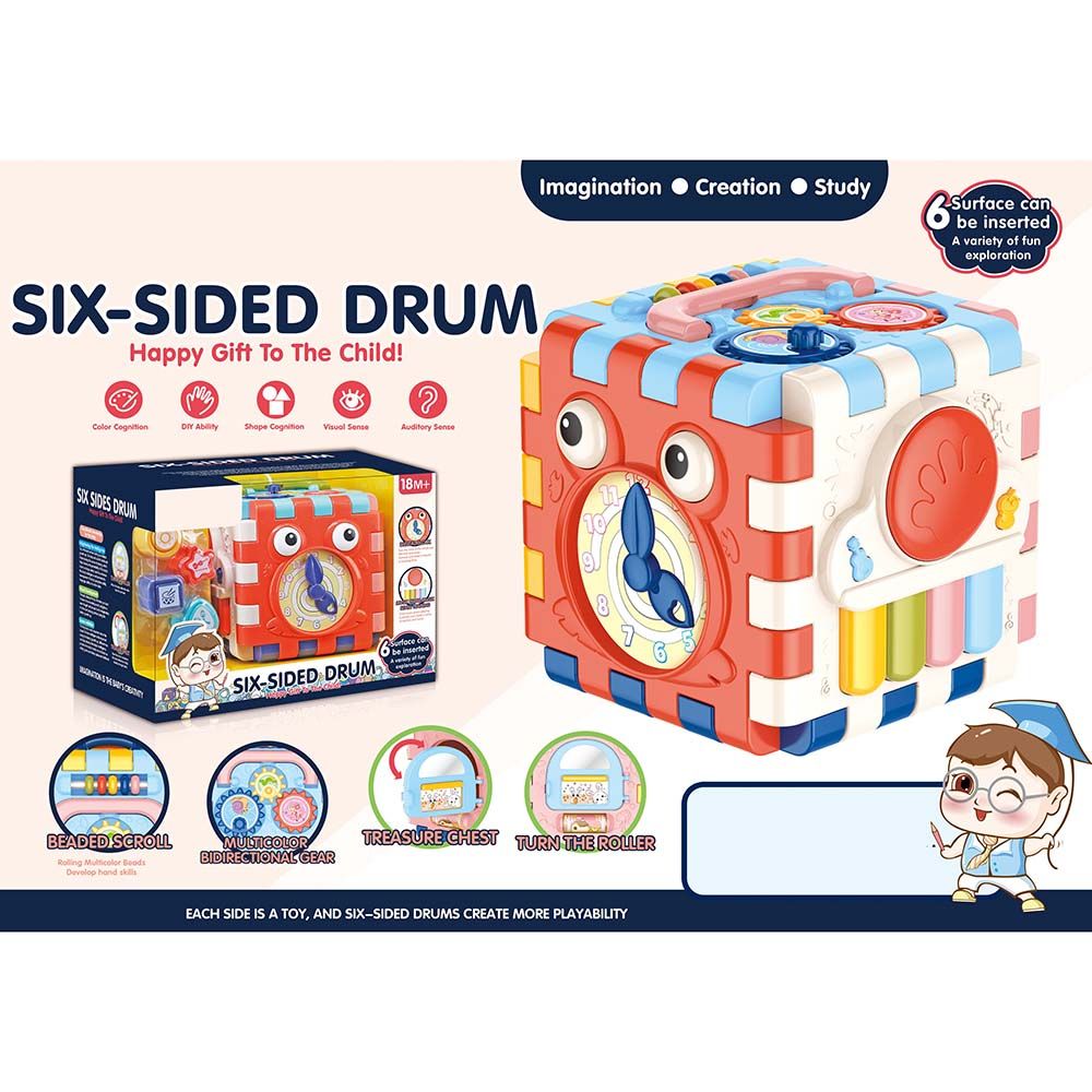 TTC - Six-Sided Drum Stacker Toy w/ Lights & Sounds