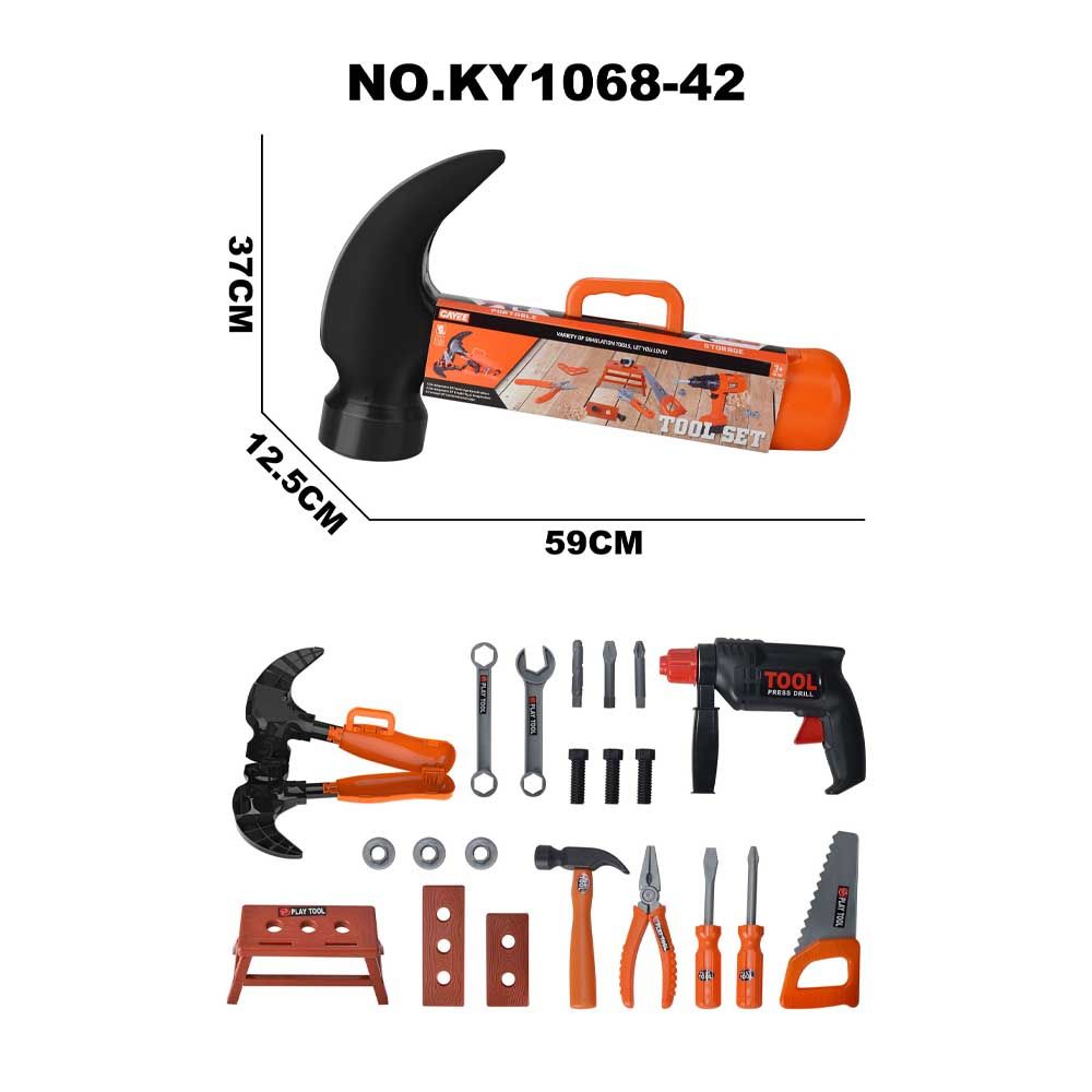 TTC - Construction Tool Set w/ Hammer Carrying case