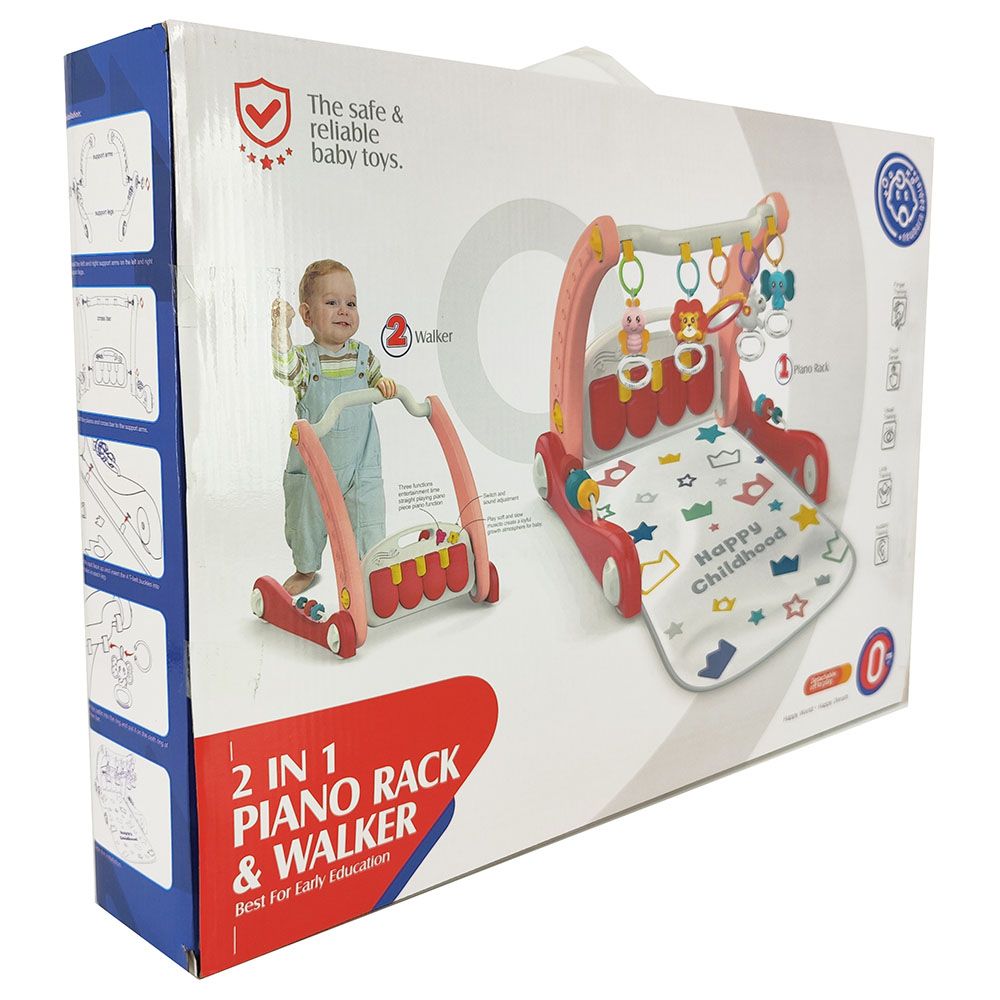 TTC - 2-in-1 Piano Rack & Walker Infant Toys 