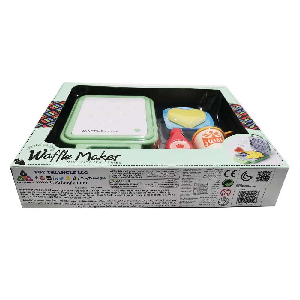 TTC - Little Chef's Mini Kitchen Series Waffle Maker Set