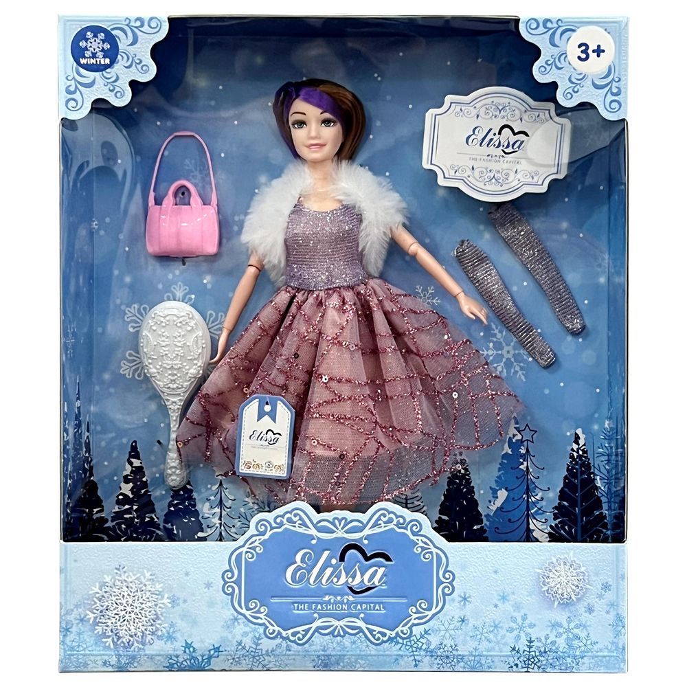 Elissa - Winter Collection Basic Doll - 11.5-inch - Style III