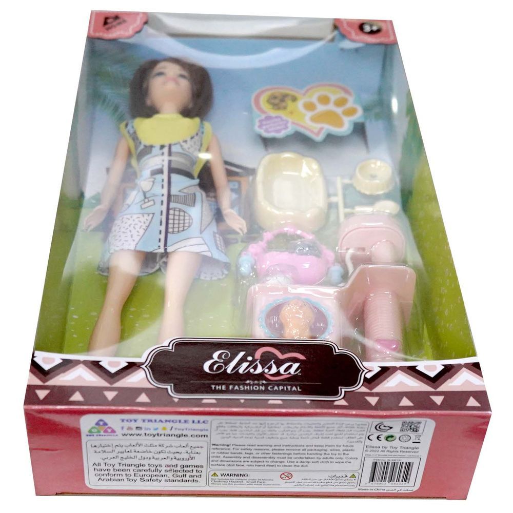 Elissa - Home w/ Pets Collection Doll - 11.5-inch - Style IV