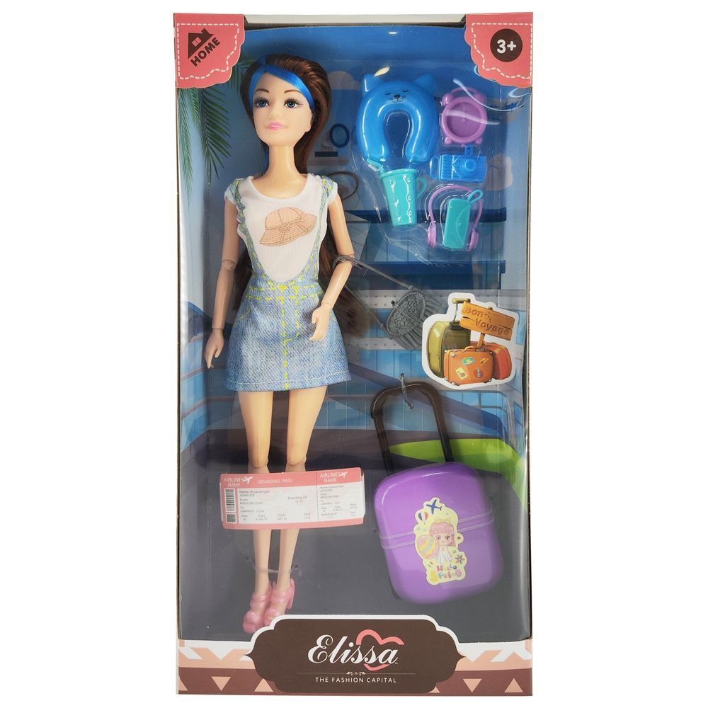 Elissa - The Fashion Capital Travel Collection Doll - 11.5 inch 