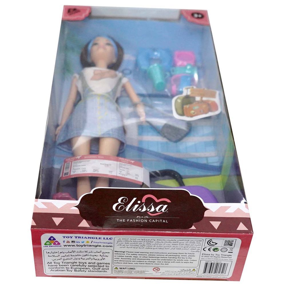 Elissa - The Fashion Capital Travel Collection Doll - 11.5 inch 