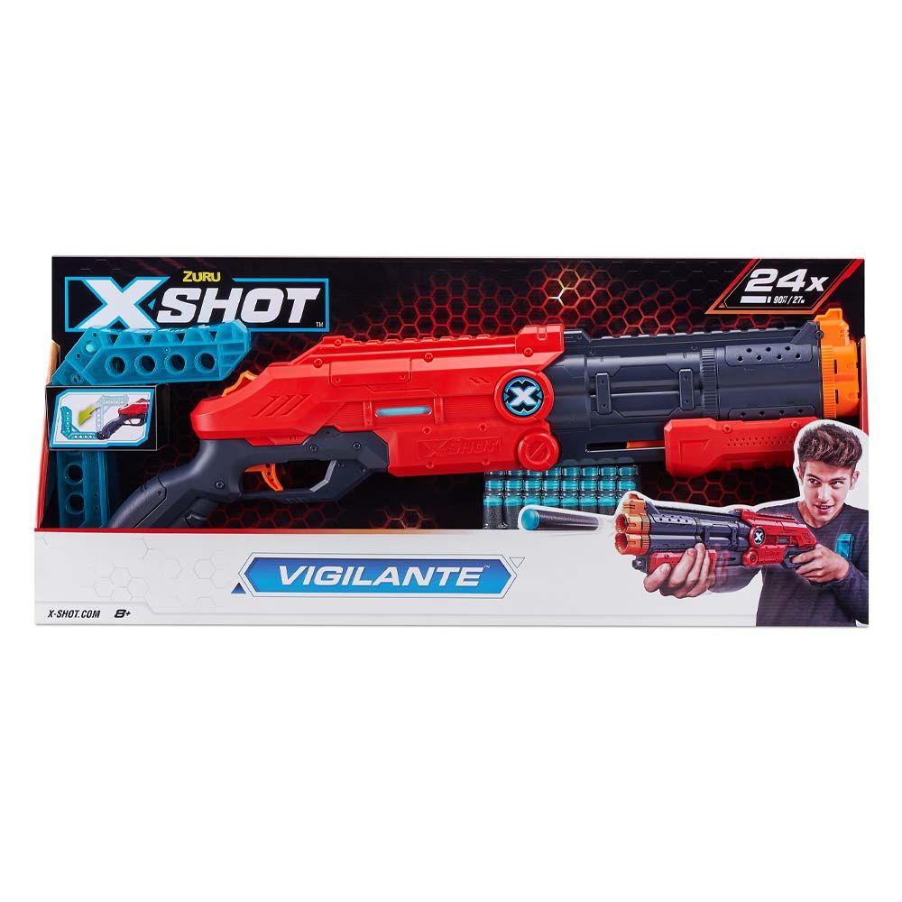 X-Shot - Excel-Vigilante Blaster 24 Darts