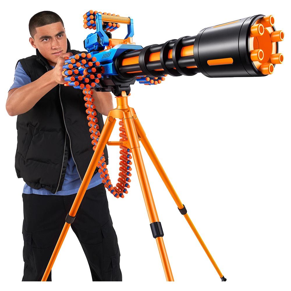 X-Shot - Insanity Motorized Rage Fire Gatling Gun With Tripod