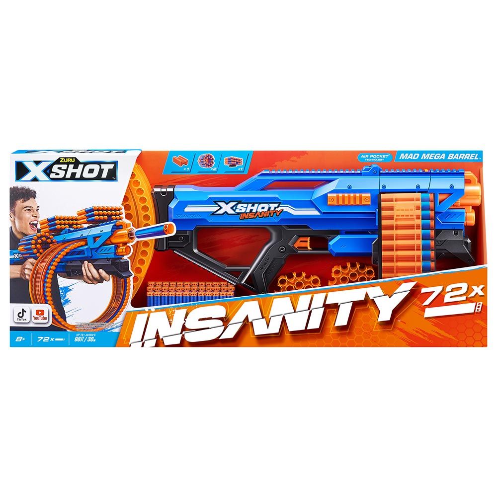 X-Shot - Insanity Mad Mega Barrel