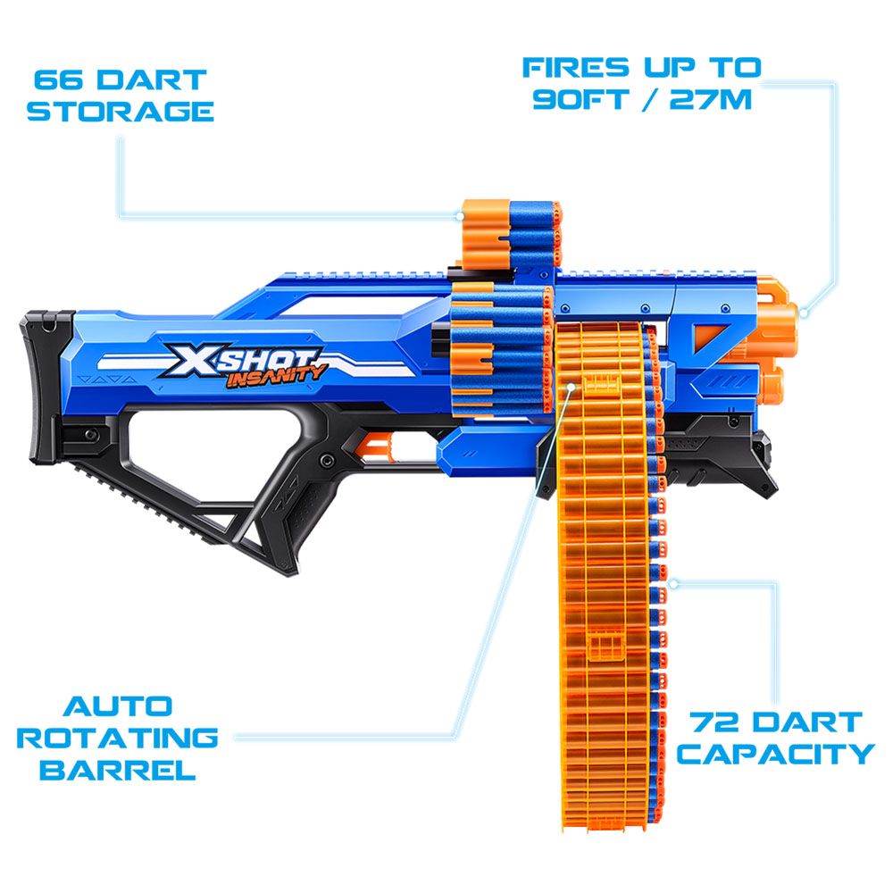 X-Shot - Insanity Mad Mega Barrel