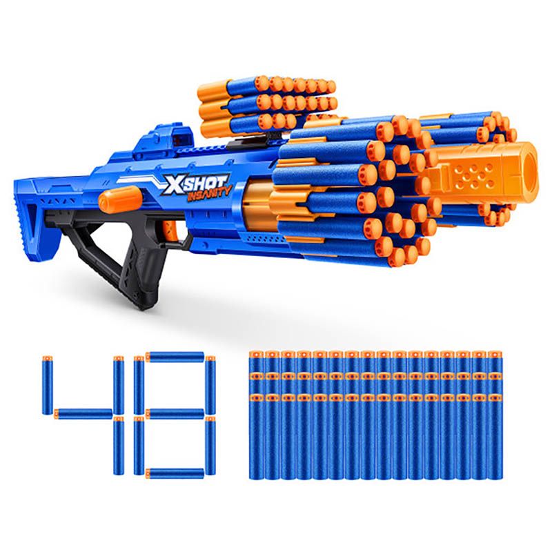 X-Shot - Insanity Berzerko 6 Shot Blaster w/ 48 Darts