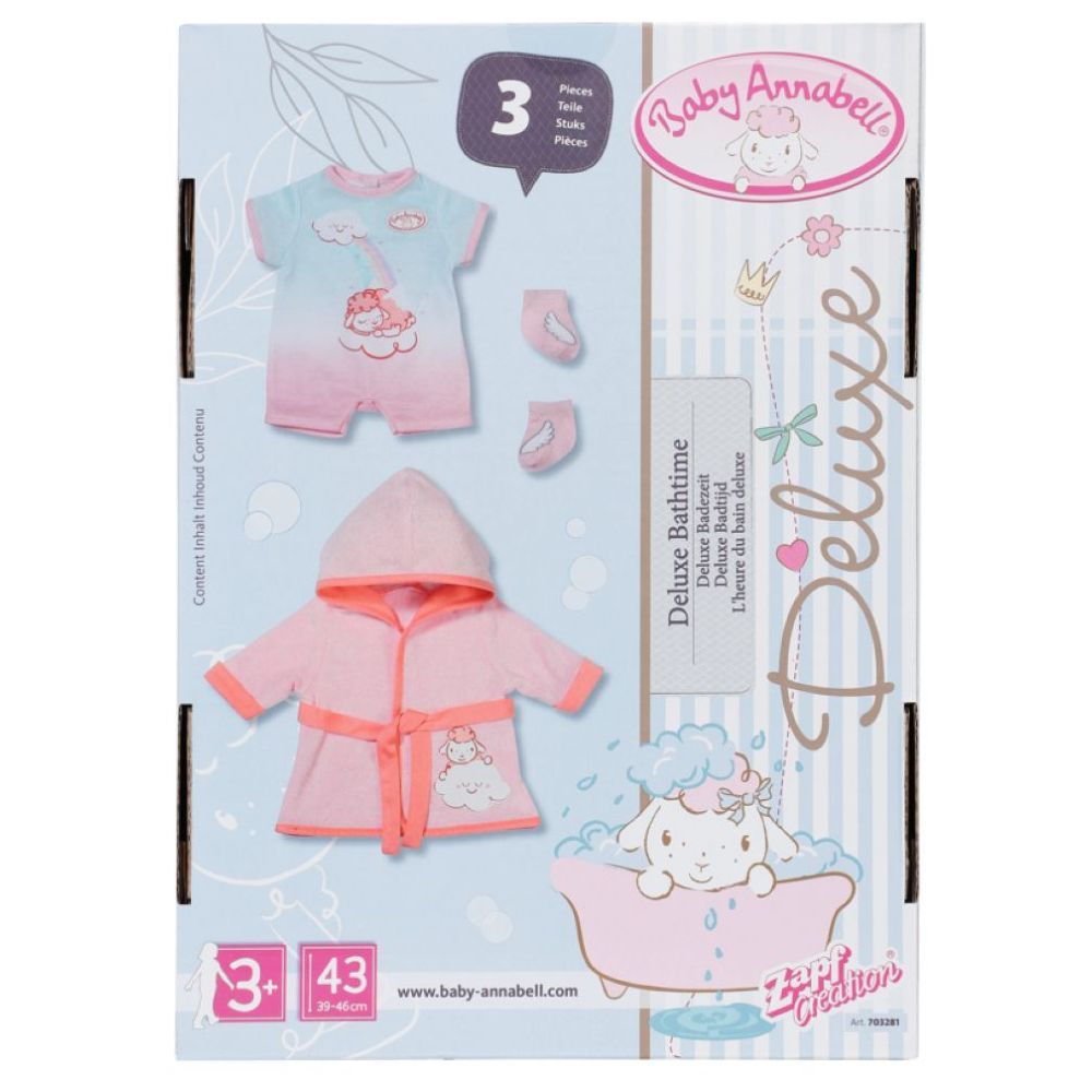 Baby Annabell - Dolls Deluxe Bathtime Set