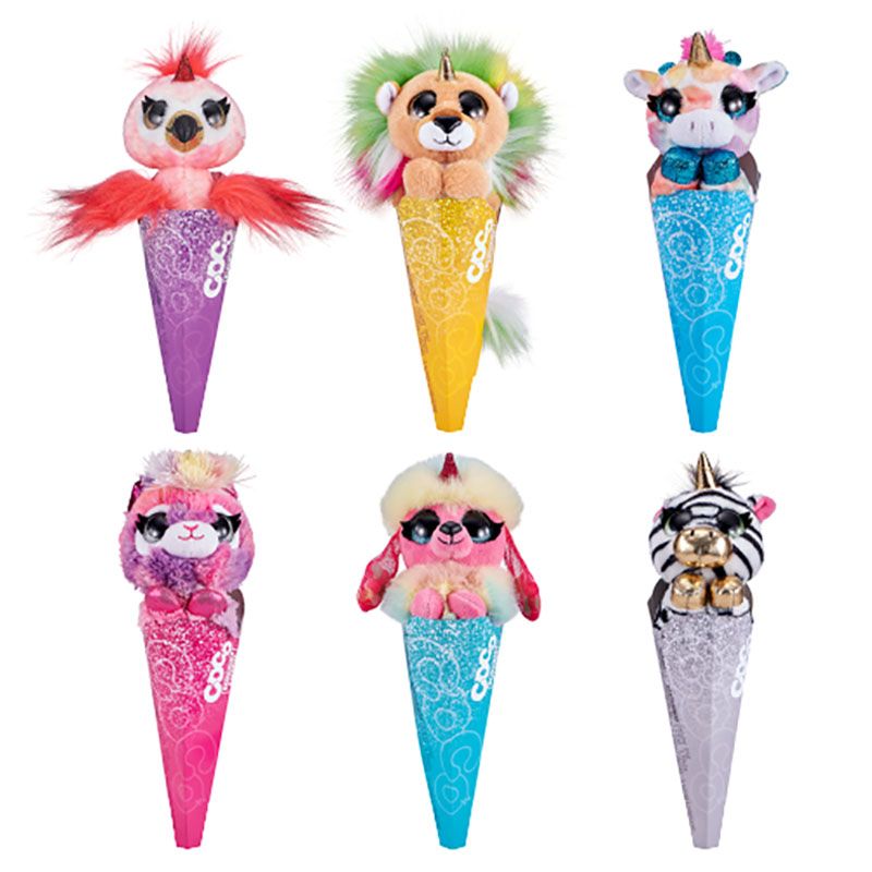 Zuru - Coco Surprise Fantasy Series 1 Plush Toys Cone - Assorted 1Pc