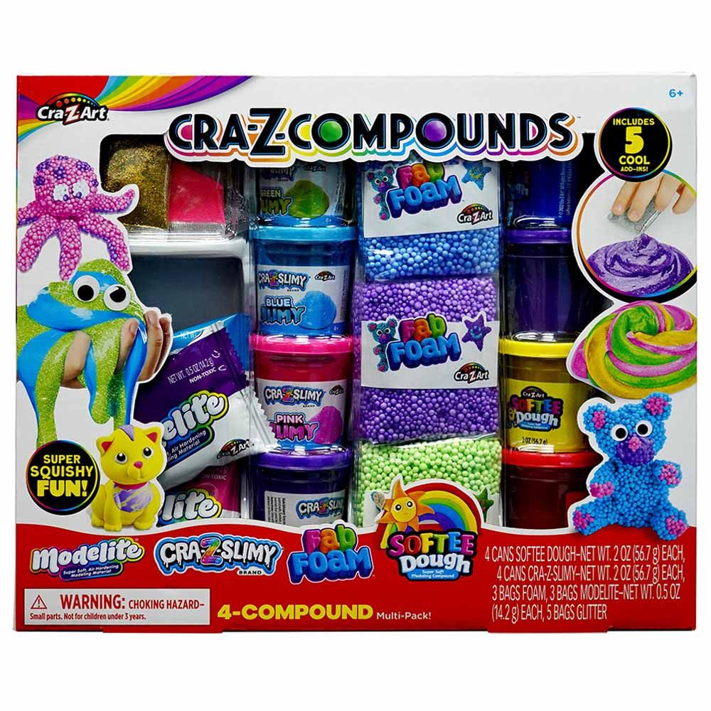 Cra-Z-Art - Cra-Z-Compounds 4-Compound Multipack w/ 5 Accessories