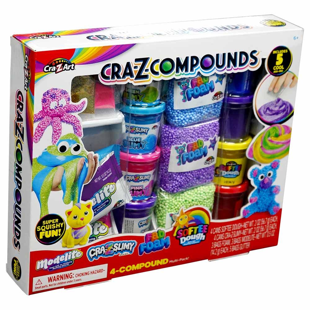 Cra-Z-Art - Cra-Z-Compounds 4-Compound Multipack w/ 5 Accessories