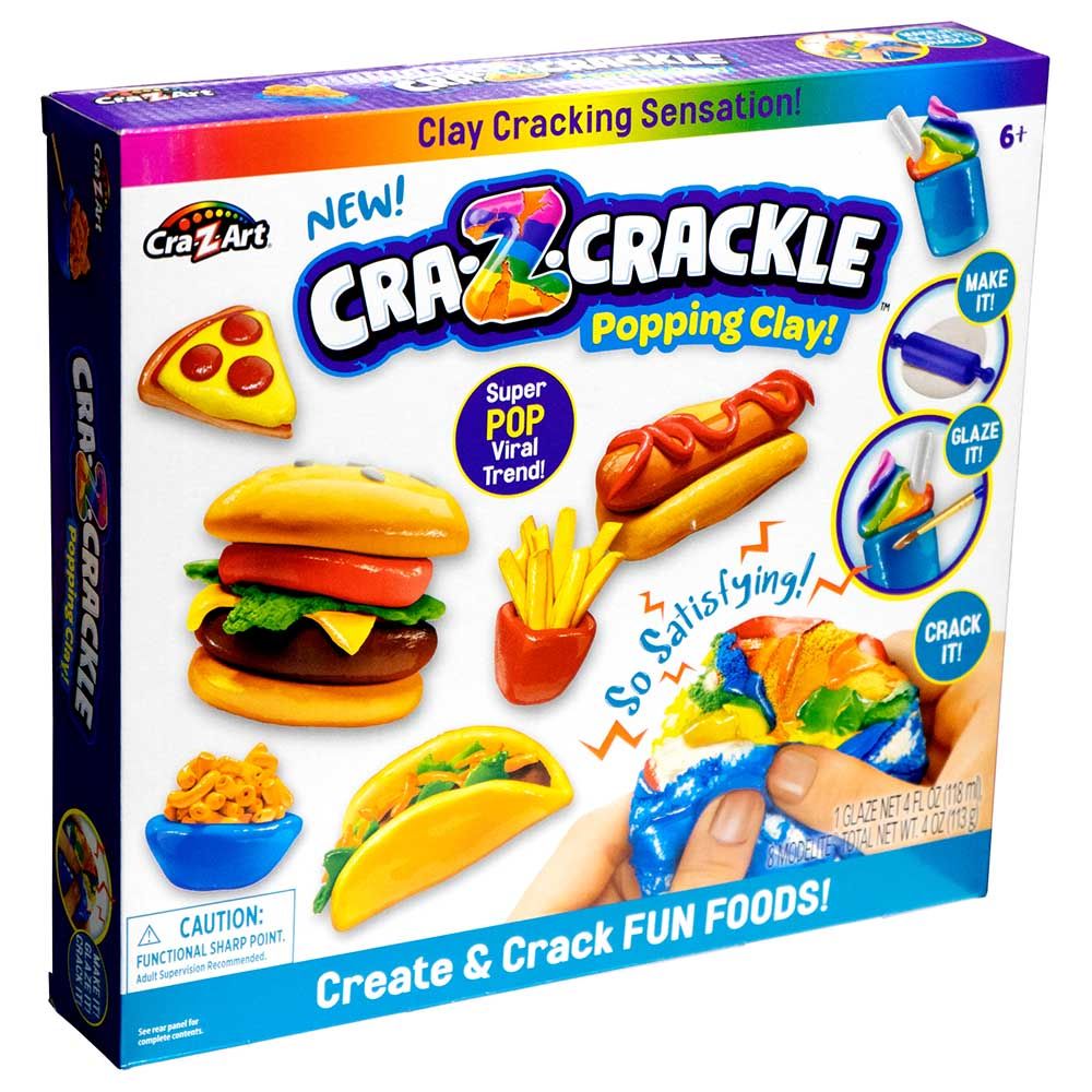 Cra-Z-Art - Crackle Clay Create & Crack Fun Foods Clay Kit - 113g