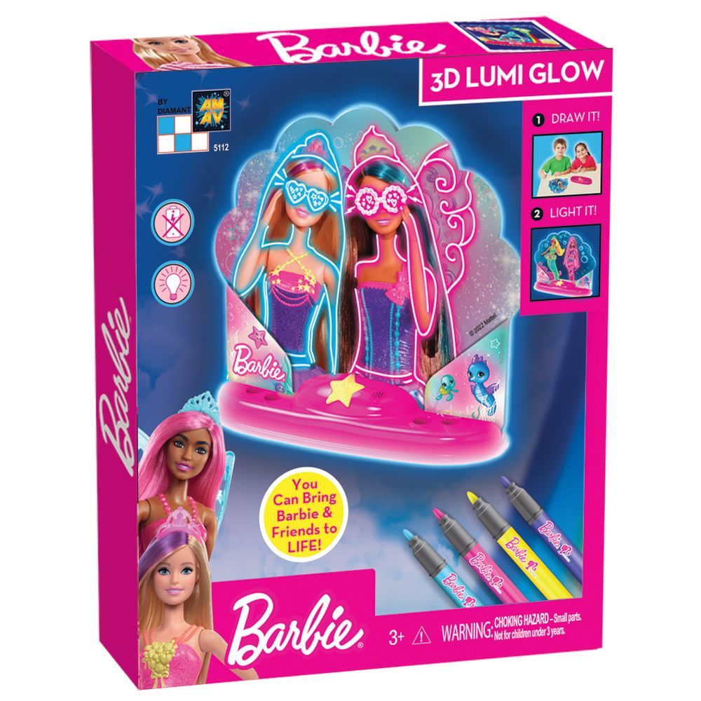 Barbie - Fairy Glow Paint n Lite