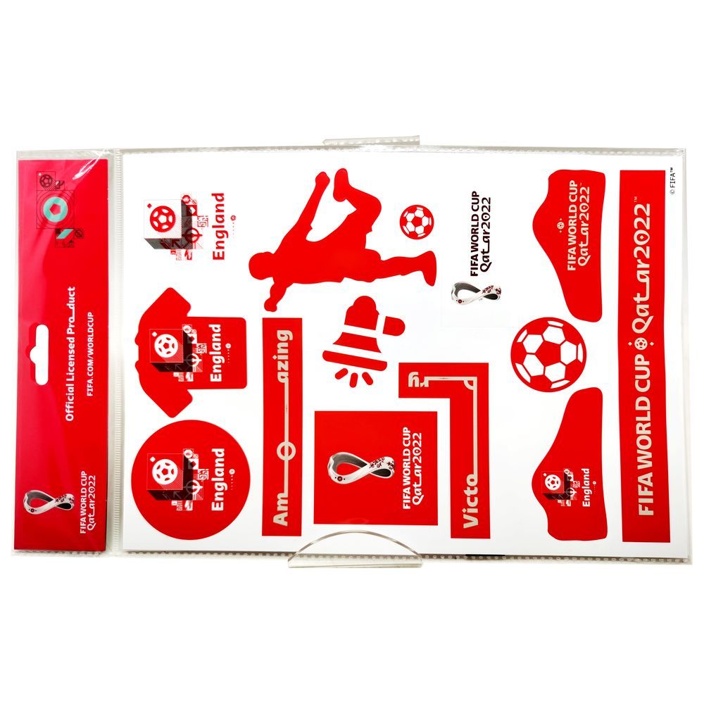 Fifa - 2022 Country Big A4 Sticker Sheets Pack of 2 - England